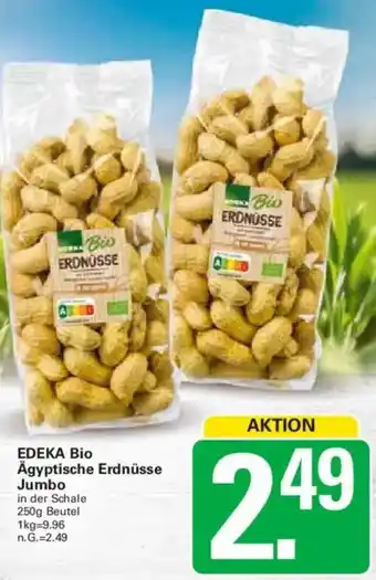 WEZ EDEKA Bio Ägyptische Erdnüsse Jumbo Angebot