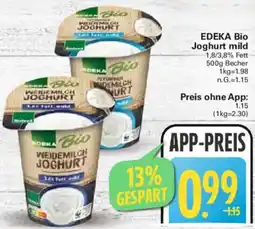WEZ EDEKA Bio Joghurt mild Angebot