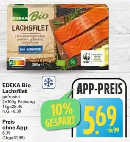 WEZ EDEKA Bio Lachsfilet Angebot
