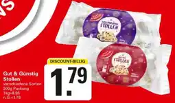 WEZ Gut & Günstig Stollen Angebot