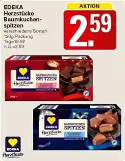 WEZ EDEKA Herzstücke Baumkuchenspitzen Angebot