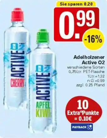 WEZ Adelholzener Active O2 Angebot