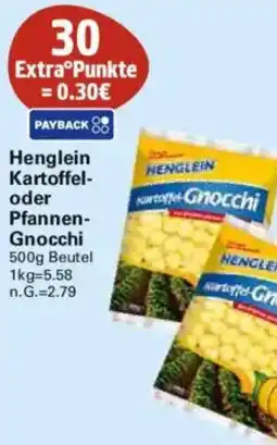 WEZ Henglein Kartoffel- oder Pfannen- Gnocchi Angebot