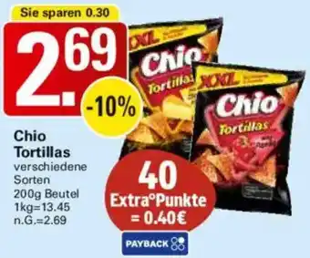 WEZ Chio Tortillas Angebot