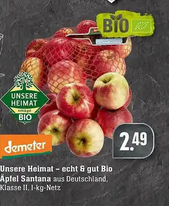 Marktkauf Demeter Unsere Heimat Bio äpfel Santana Angebot