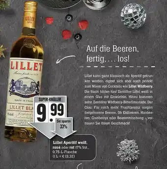 Marktkauf Lillet Aperitif Weiß, Rosé Oder Rot Angebot