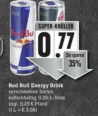 Marktkauf Red Bull Energy Drink Angebot