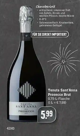 Marktkauf Tenuta Sant'anna Prosecco Brut Angebot