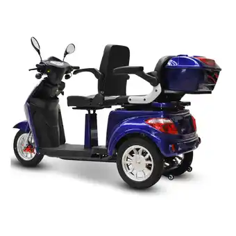 Netto Marken-Discount ECO ENGEL 503, Zweisitzer Elektroroller / Seniorenmobil, 25 km/h mit 20 Ah Li-io Akku, Blau Angebot