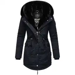 Netto Marken-Discount NAVAHOO Damen Wintermantel Winterparka Gefüttert mit 2 Kunstpelz-Kapuzen Sweety Deluxe Angebot