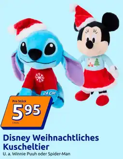 Action Disney Weihnachtliches Kuscheltier Angebot