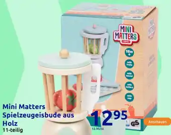 Action Mini Matters Spielzeugeisbude aus Holz Angebot
