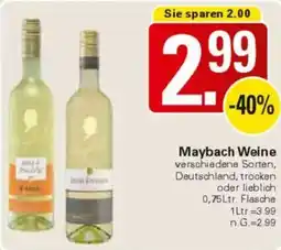 WEZ Maybach Weine Angebot