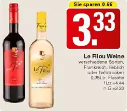 WEZ Le Filou Weine Angebot