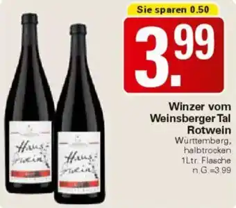 WEZ Winzer vom Weinsberger Tal Rotwein Angebot