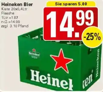 WEZ Heineken Bier Angebot