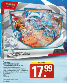 WEZ Pokémon Sammelkartenspiel ,,Kollektion Reshiram-ex" Angebot