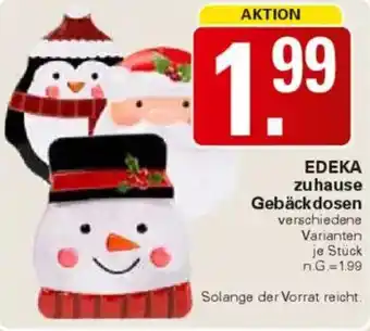 WEZ EDEKA zuhause Gebäckdosen Angebot