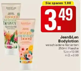WEZ Jean&Len Bodylotion Angebot