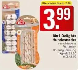 WEZ 8in1 Delights Hundesnacks Angebot