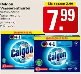 WEZ Calgon Wasserenthärter Angebot