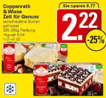 WEZ Coppenrath & Wiese Zeit für Genuss Angebot