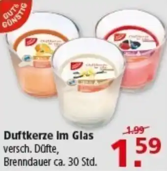 Multi Markt Gut & Günstig Duftkerze im Glas Angebot