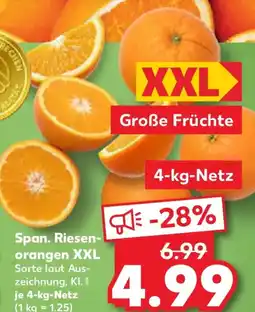 Kaufland Span. Riesenorangen XXL Angebot