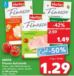 Kaufland HERTA Finesse Aufschnitt Angebot