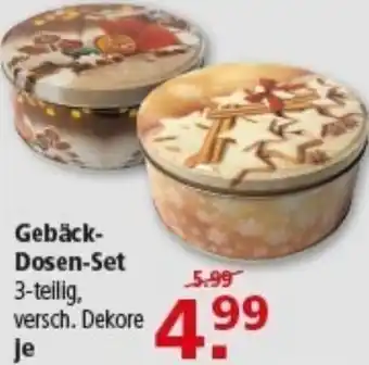 Multi Markt Gebäck Dosen-Set Angebot