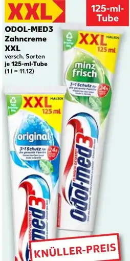 Kaufland Odol-Med 3 Zahncreme XXL Angebot