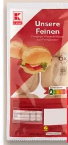 Kaufland K-Classic Unsere Feinen Weizenbrötchen Angebot