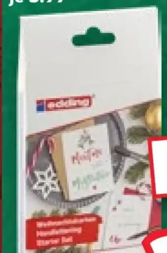 Kaufland Edding Handlettering Starter-Set XMAS Angebot