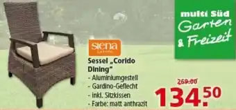 Multi Markt Siena Garden Sessel „Corido Dining" Angebot