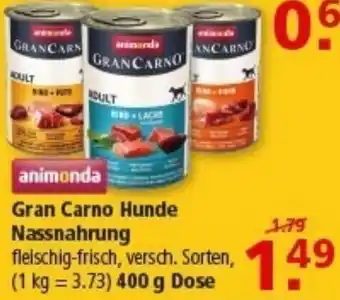Multi Markt Animonda Gran Carno Hunde Nassnahrung Angebot