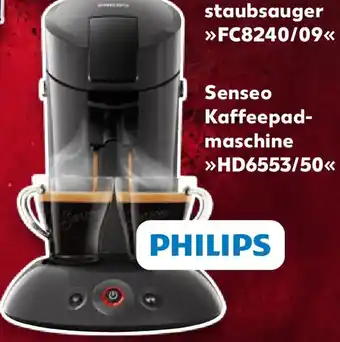 Kaufland PHILIPS Senseo Kaffeepadmaschine HD6553/50 Angebot