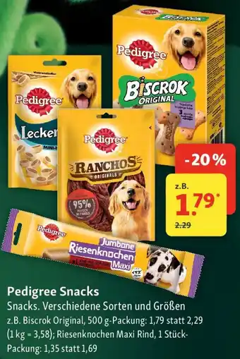 Fressnapf Pedigree Snacks Angebot