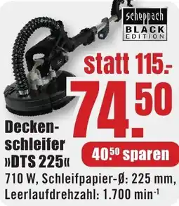 B1 Discount Baumarkt Scheppach Deckenschleifer DTS 225 Angebot