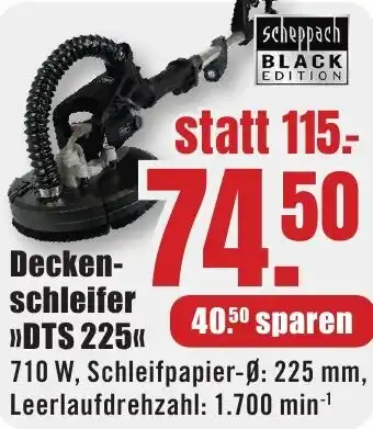 B1 Discount Baumarkt Scheppach Deckenschleifer DTS 225 Angebot