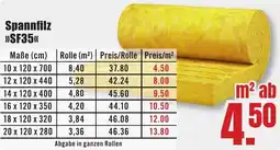 B1 Discount Baumarkt Spannfilz SF35 Angebot
