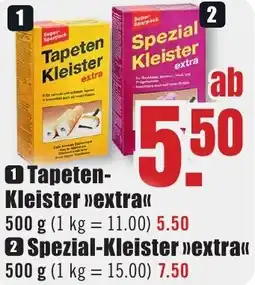 B1 Discount Baumarkt Tapeten Kleister extra Angebot