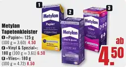 B1 Discount Baumarkt Metylan Tapetenkleister Angebot