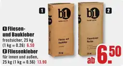 B1 Discount Baumarkt b1 Fliesen- und Baukleber Angebot