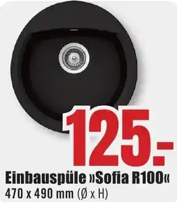 B1 Discount Baumarkt Einbauspüle Sofia R100 Angebot