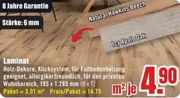 B1 Discount Baumarkt Laminat Angebot