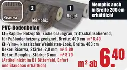 B1 Discount Baumarkt PVC-Bodenbelag Angebot
