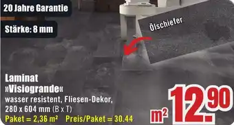 B1 Discount Baumarkt Laminat Visiogrande Angebot