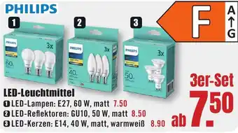 B1 Discount Baumarkt PHILIPS LED-Leuchtmittel Angebot
