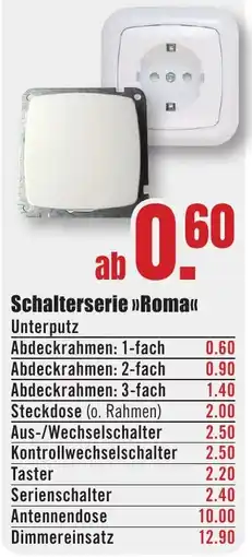 B1 Discount Baumarkt Schalterserie Roma Angebot