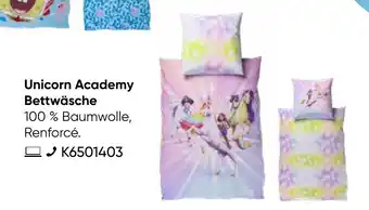 Galeria Unicorn Academy Bettwäsche Angebot